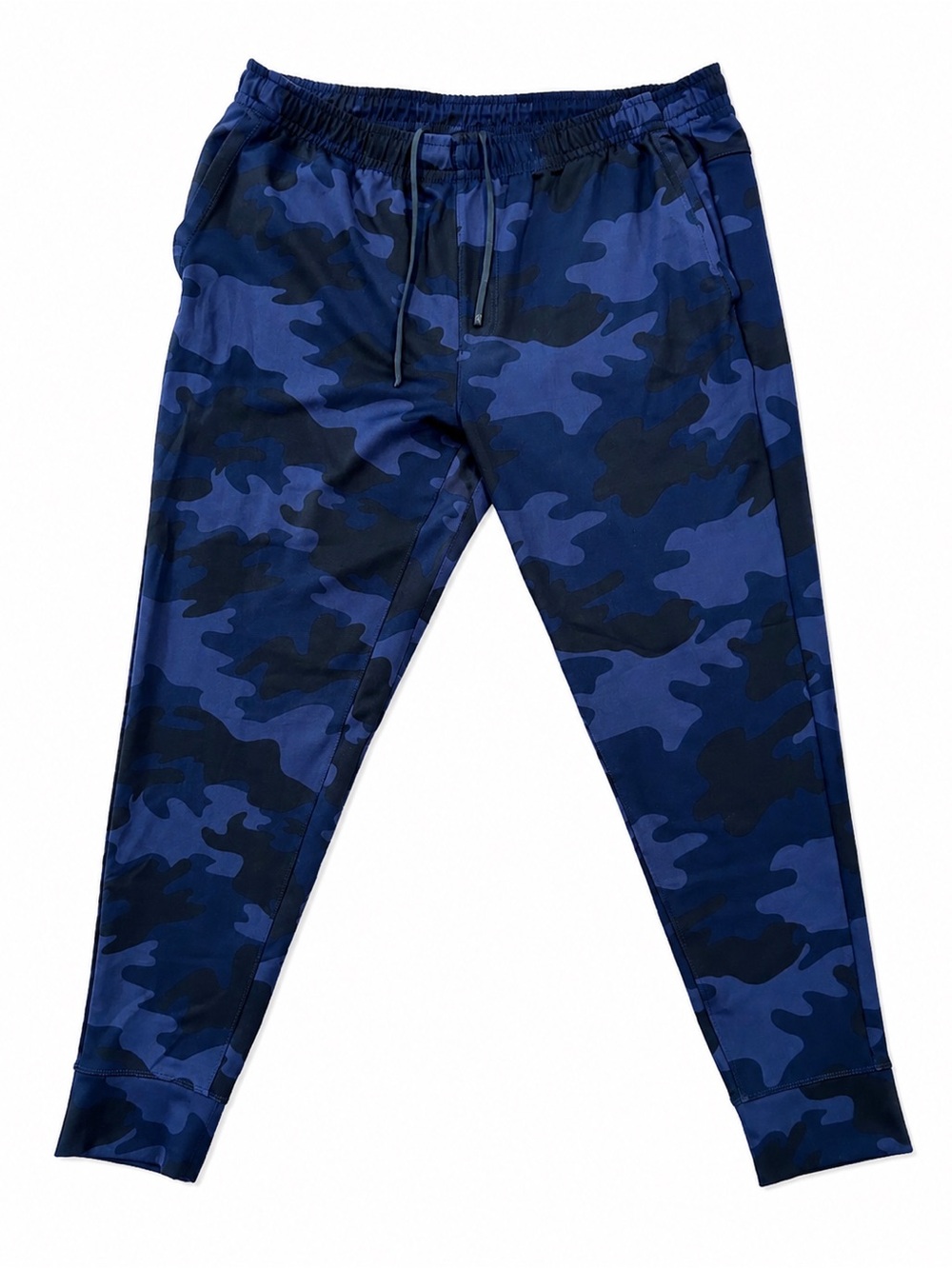 Rhone Men’s Spar Joggers Navy Blue Camo Size XL Drawstring Sweatpants